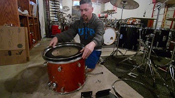 PDP 16" Floor Tom to Bass Drum conversion