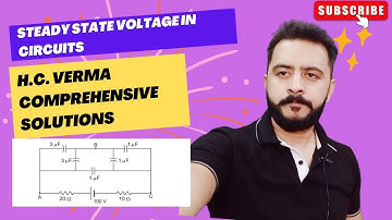 SteadyStateVoltage in Circuit/Find the potential difference between the points A and B and between