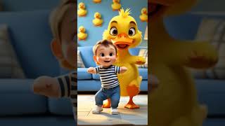 Cute Baby Dancing with Big Duck a ram sam sam #vairalvideo| Funny &amp; Adorable Kids Video👶