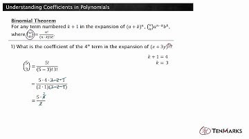 Understanding Coefficients in Polynomials (A-APR.5)