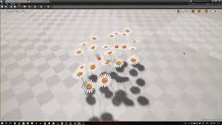 Pivot Painter 2.0 | Daisy - Showcase | Unreal Engine 4