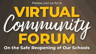 EMUHSD 's Reopening of Schools Virtual Forum