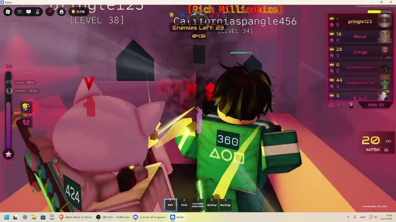 REBEL 10V4 ROBLOX INK GAME 1 WINNER