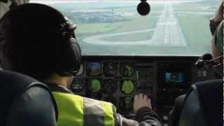 BE-76 Commercial flight training (CPL/IR) Asymmetric go around and circle to land
