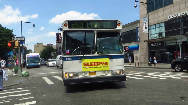 MTA Bus Special: Flushing bound Orion V 6025 Q50 LTD at Main St/39 Av