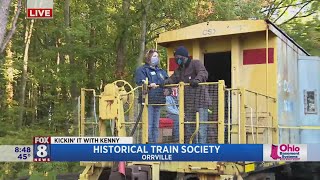 Kenny's gets the ride of his life as he puts on the hat of a train engineer