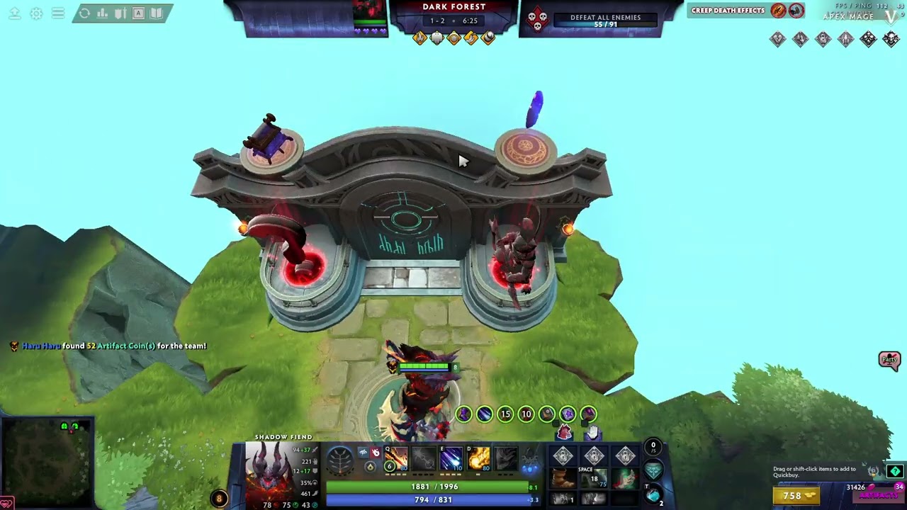 Aghanim's Labyrinth 2026 APEX MAGE V difficulty with SOLO! all elite+Creeps death on creeps!