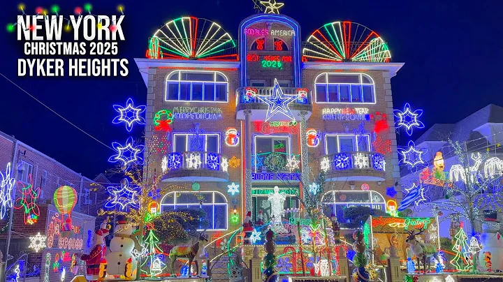 Dyker Heights Christmas Lights 2025 in Brooklyn New York City ✨ NYC Christmas 2025 ✨