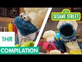 Sesame street cookie monster foodie truck compilation  1 hour long