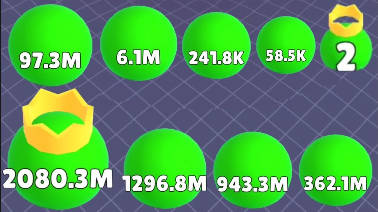 Balls io - I got 1 from 2080.3M