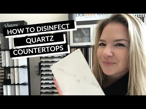 How to disinfect quartz countertops | ***Disinfect against Coronavirus Disease 2019 (COVID-19)***