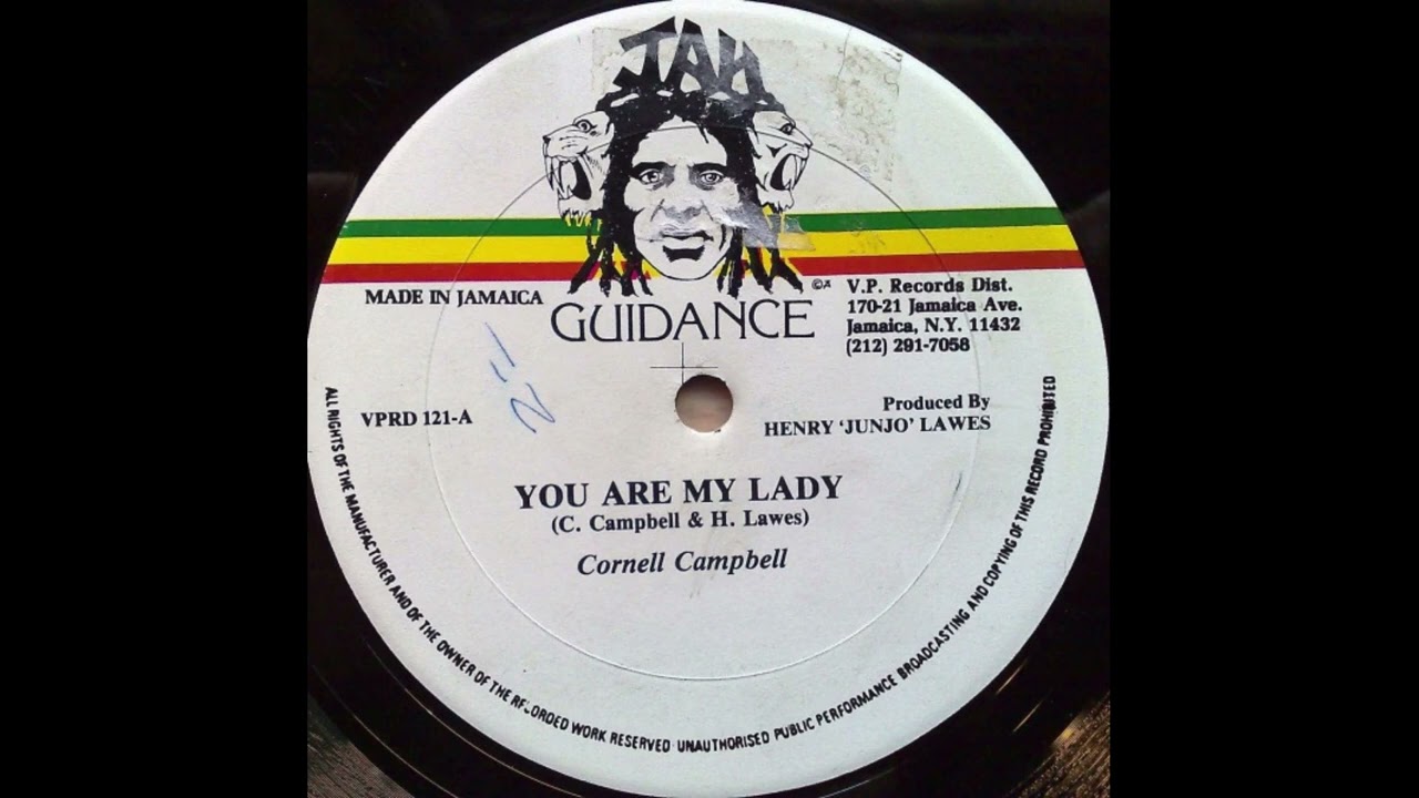 Cornell Campbell - YOU ARE MY LADY (EXTENDED) 12" INCH
