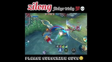 #zilong#flicker tricks 💯💀#elite Franko 😂😂#mobile legend #short youtube #mlbb🎮