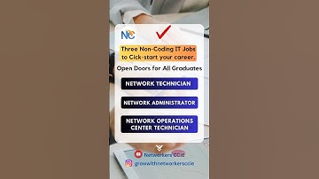 Three Non-coding IT Jobs to Start your career. #ccna #ccnp #cybersecurity #ccie #networkersccie