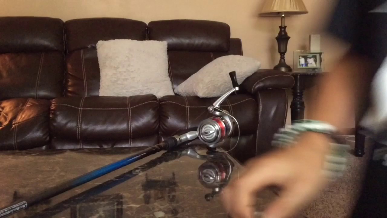 How to put a tube for fishing on your fishing rod YouTube
