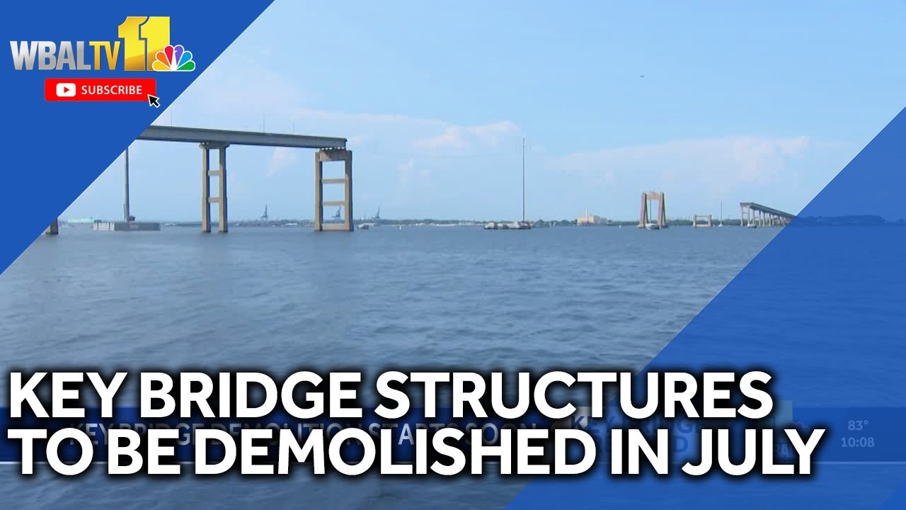 MDTA: Remaining Key Bridge structures to be demolished in July