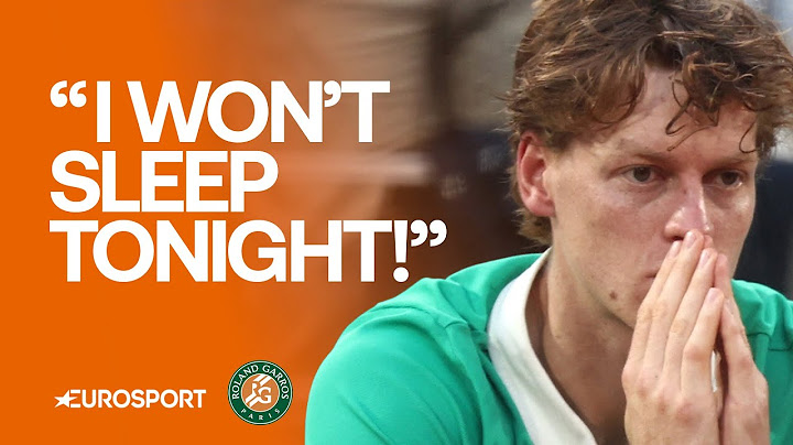 REACTION: Jannik Sinner reacts after losing French Open final classic against Carlos Alcaraz 👏