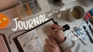 journal with me | common planner, new midori, Q+A chats