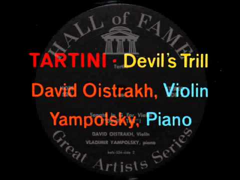 Tartini / Oistrakh / Yampolsky, 1950: Sonata in G minor - "Devil's Trill" - Complete