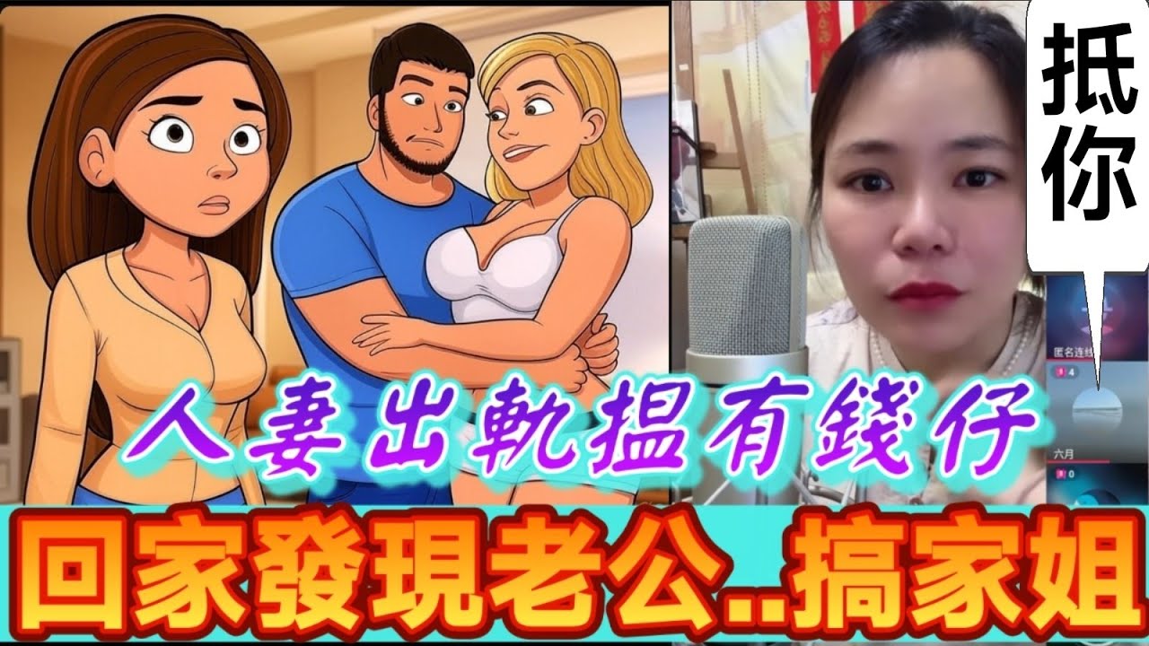 人妻出軌揾有錢仔，被騙財編色，回家發現老公..搞家姐🤯 