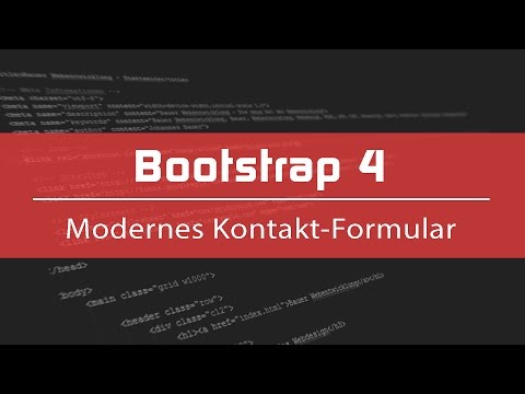 Video: Wie erstelle ich ein horizontales Formular in Bootstrap 4?