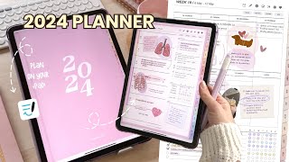 2024 PLANNER 💖 Plan on your iPad - Digital Planner Tour MADEtoPLAN ✏️✨