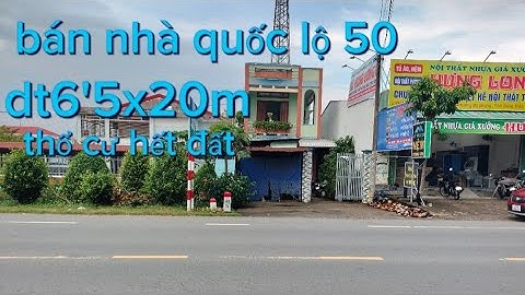 MS2443🧡 bán nhà quốc lộ 50 xã Tân Mỹ Chánh Tiền Giang dt6
