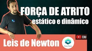 Física - Leis de Newton: Força de atrito estático e dinâmico