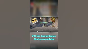 This is the Glock-18 Gamma Doppler 🍀 #csgo