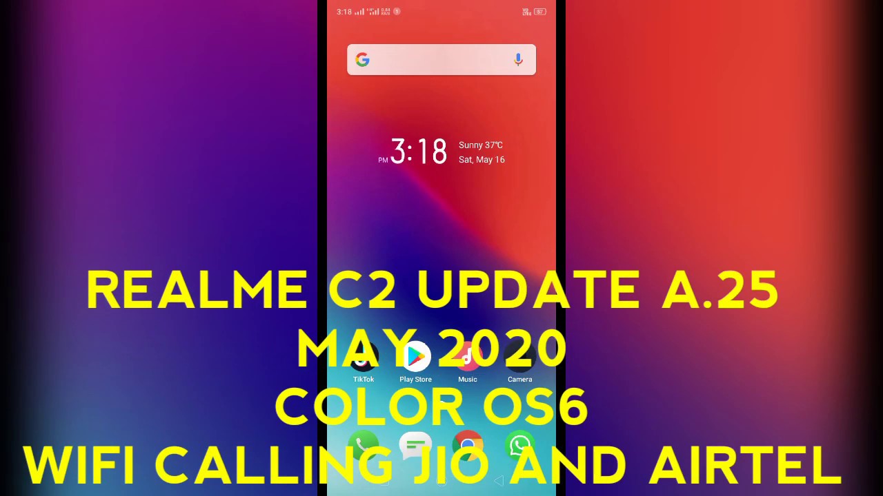 Realme c2 Update May month