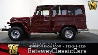 751 HOU   1962 Willys Jeep   Gateway Classic Cars Houston