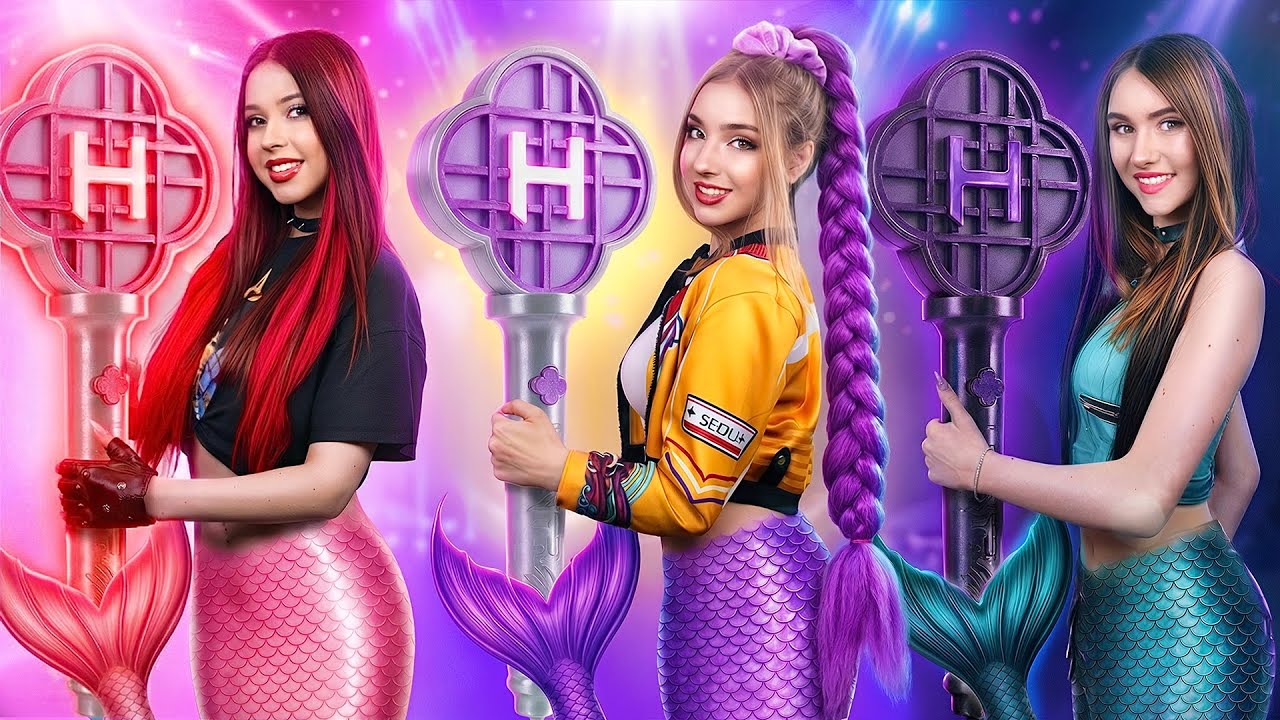 KPop Mermaid in Real Life! KPop Idol Became a Mermaid