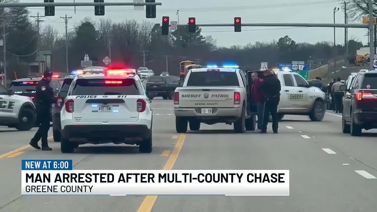 Sheriff: Man arrested after multi-county chase - YouTube