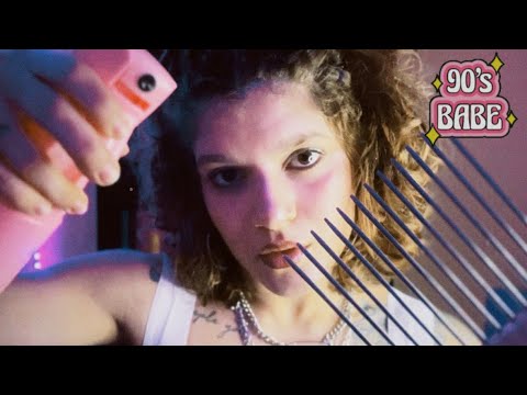 ASMR 90s✨Cabeleireira fazendo tranças twist em você [versão masculina, cabelo tipo 4]
