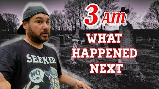 Spirit Box Session at 3AM Inside Haunted Cemetery