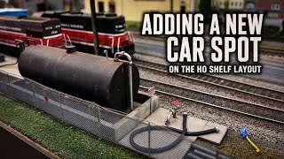 Adding a new industry to the ho scale shelf layout