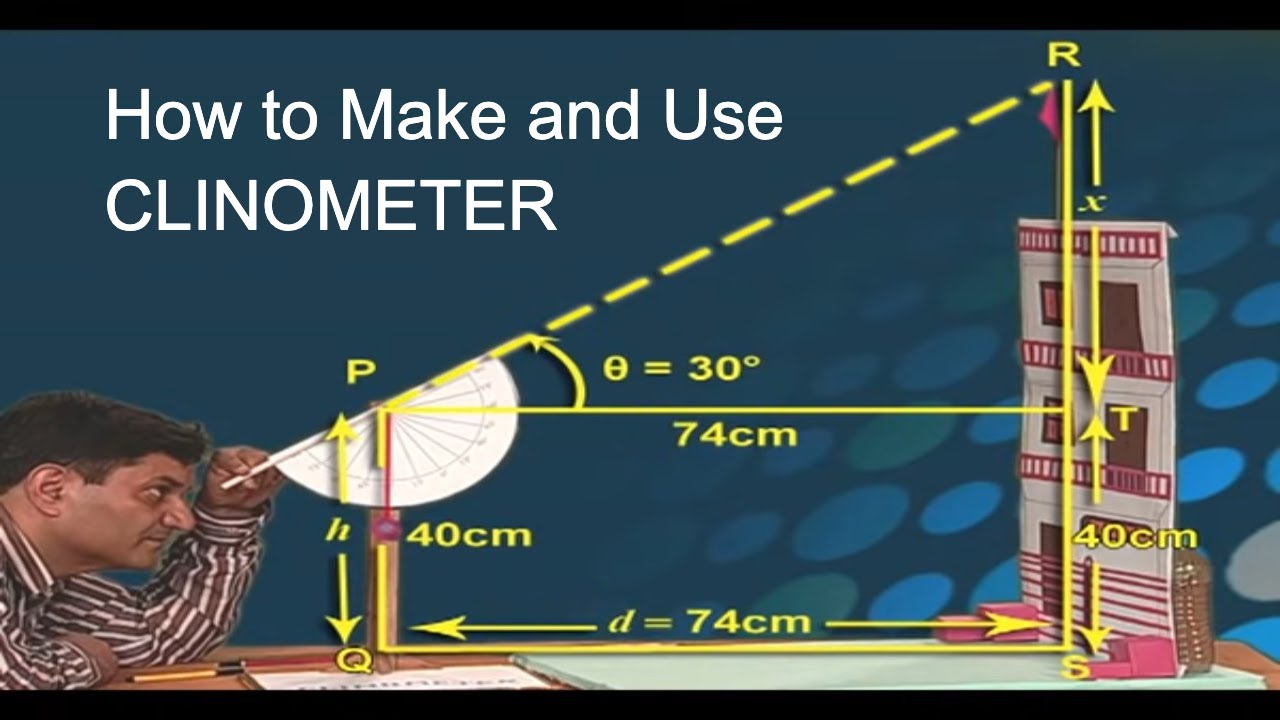 How To Make And Use Clinometer YouTube How To Make And Use Clinometer YouTube
