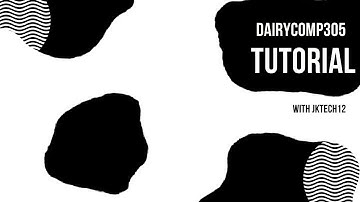 Dairycomp 305 2nd Tutorial with jktech12 -  How add New animal in software.