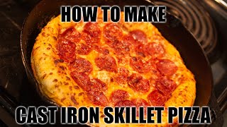 Cast Iron Skillet Pizza  Easy Recipe