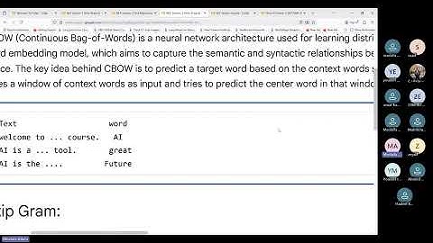 NLP Session 4: Skip-Gram & CBoW Embeddings, Cosine Similarity, and RNNs — Overview