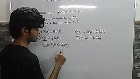 State Space to Transfer Function
