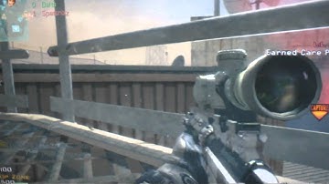 MW3 MSR quickscope gameplay