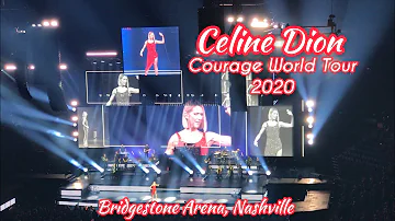 Celine Dion Courage World Tour Concert, Bridgestone Arena, Nashville, Tennessee, January 13th, 2020.