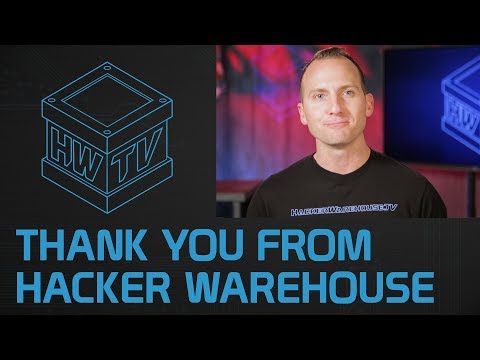 Thank You from Hacker Warehouse