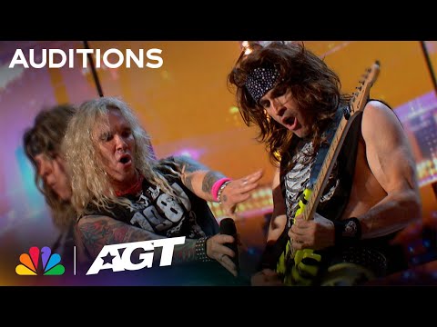 AGT's Rock Revolution: Steel Panther Owns The Stage with "Eyes of A Panther" | Auditions | AGT 2023
