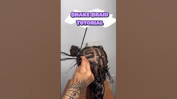 Snake Braid Tutorial 😍🐍
