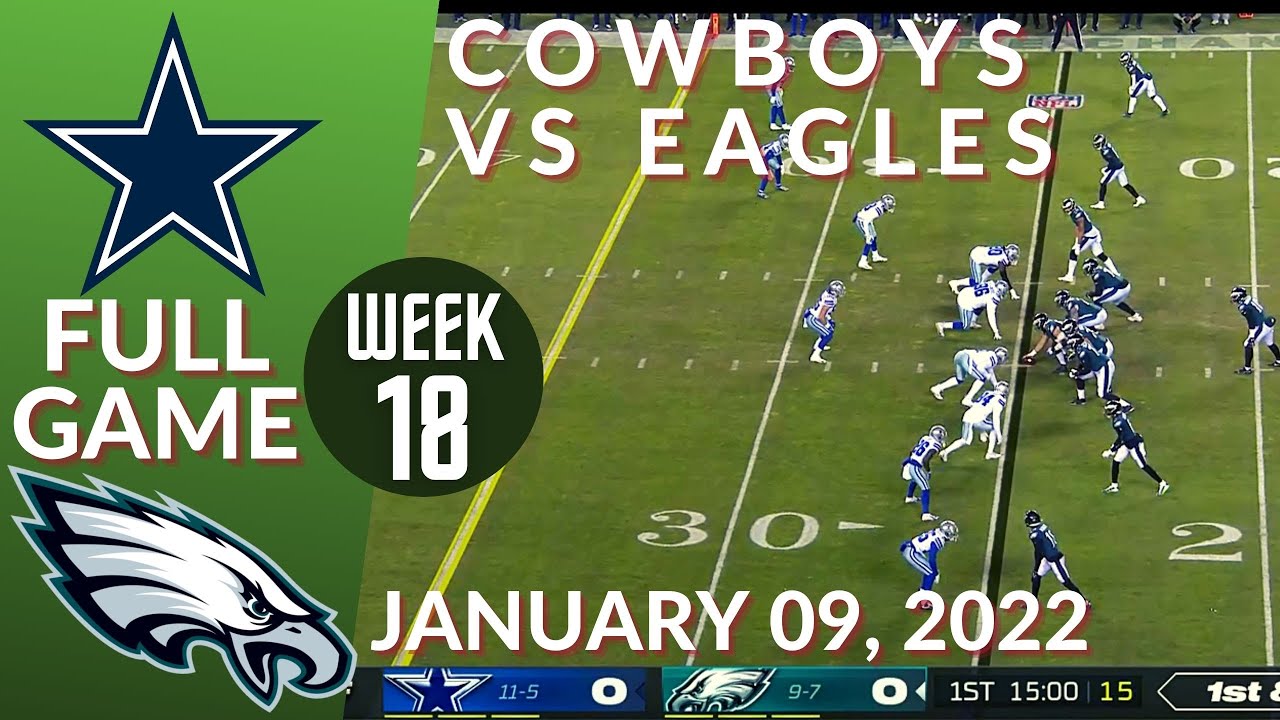 NFL moves Week 18 Eagles-Cowboys game to Saturday night - Bleeding