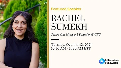 Millennium Fellowship Webinar with Rachel Sumekh