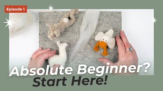 Needle Felting for Absolute Beginners | Start Here