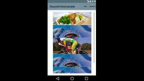 Android-L RecyclerView Example